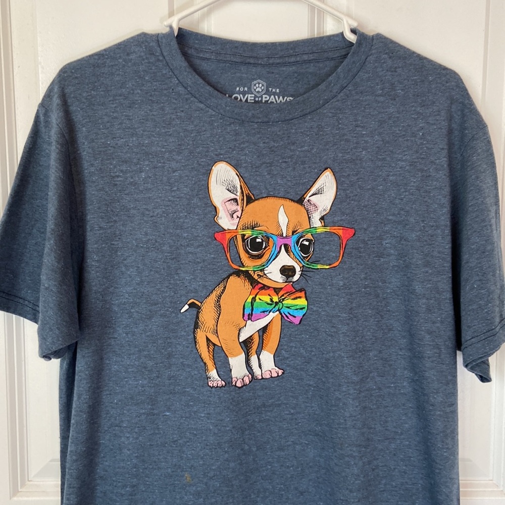 Chihuahua Pride T-Shirt ❤️🧡💛💚💙